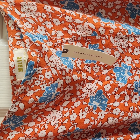 Anthropologie Maeve The Lille Side-Slit Midi Skirt size 14 - Picture 5 of 10